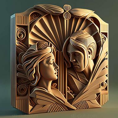 3D model art deco (STL)